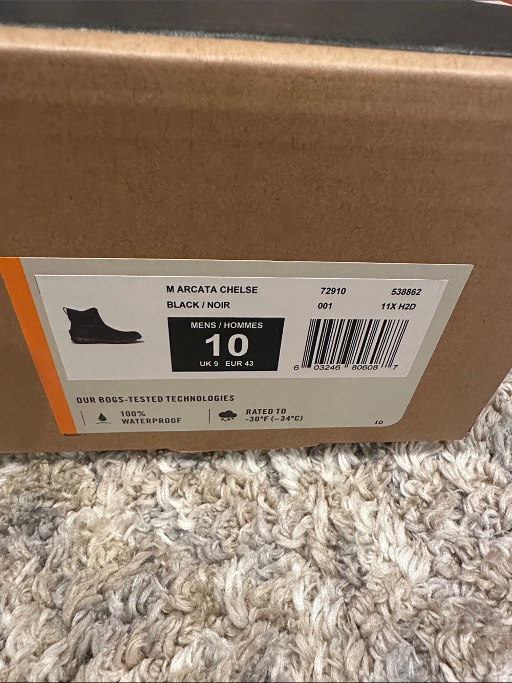 Bogs Black Chelsea Waterproof Boots